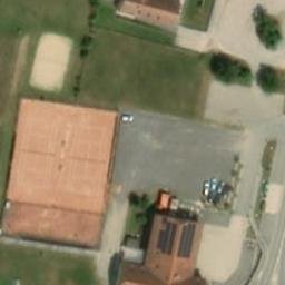 Sand Volleyball Court — aerial view