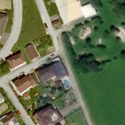 Sand Volleyball Court — aerial view