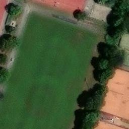 Sand Volleyball Court — aerial view