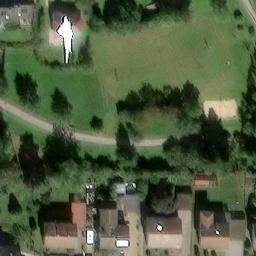 Spaichingen Beach Volleyball Court #2 — aerial view