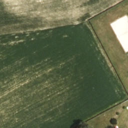 Sand Volleyball Court — aerial view