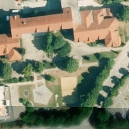 Volleyball Court — aerial view