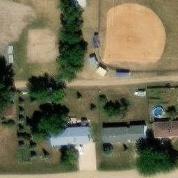Manvel Beach Volleyball Court — aerial view
