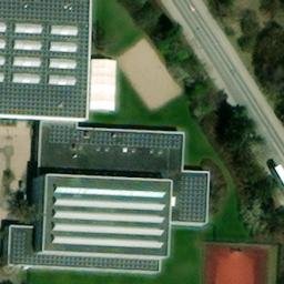 Sand Volleyball Court, Villingen-Schwenningen — aerial view