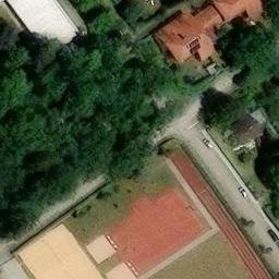 Sand Volleyball Court — aerial view