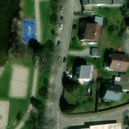 Sand Volleyball Court, Villingen-Schwenningen — aerial view