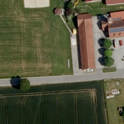 Sand Volleyball Court — aerial view