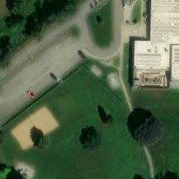 Sand Volleyball Court, Mengen — aerial view