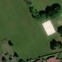 Sand Volleyball Court — aerial view