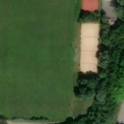 Sand Volleyball Court — aerial view