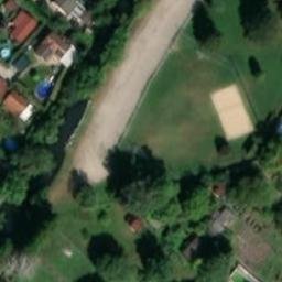 Sand Volleyball Court — aerial view
