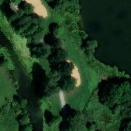Sand Volleyball Court — aerial view