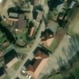 Sand Volleyball Court — aerial view