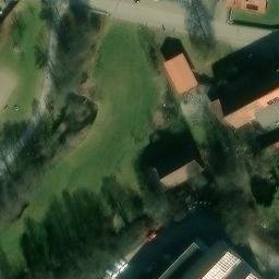 Sand Volleyball Court — aerial view