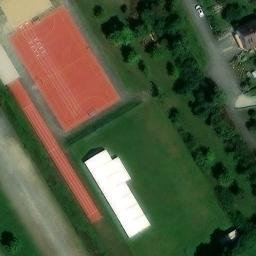 Hohentengen Beach Volleyball Court — aerial view