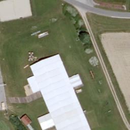 Sand Volleyball Court — aerial view