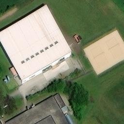 Sand Volleyball Court, Bad Saulgau — aerial view