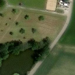 Sand Volleyball Court — aerial view