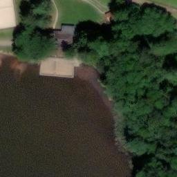 Sand Volleyball Court, St. Peter — aerial view