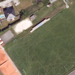 Beachvolleyball — aerial view