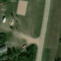 Ward County Beach Volleyball Court #2 — aerial view