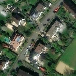 Herdern Beach Volleyball Court #1 — aerial view