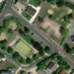 Volleyball Court — aerial view