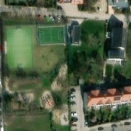 Volleyball Court — aerial view