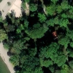 Sand Volleyball Court — aerial view