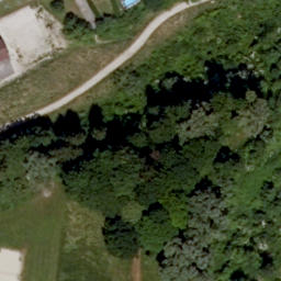 Sand Volleyball Court — aerial view