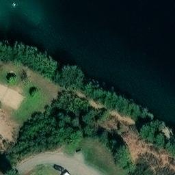 Chelan County Beach Volleyball Court #4 — aerial view