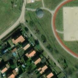 Sand Volleyball Court — aerial view