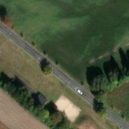 Sand Volleyball Court — aerial view