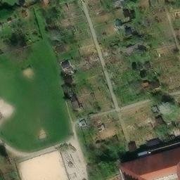 Sand Volleyball Court, Merzhausen — aerial view