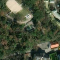 Sand Volleyball Court — aerial view