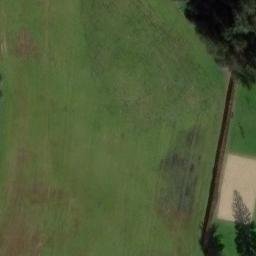 Sand Volleyball Court — aerial view