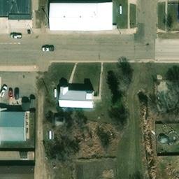 Parshall Beach Volleyball Court — aerial view