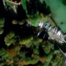 Sand Volleyball Court — aerial view