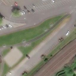 Mukilteo Beach Volleyball Court — aerial view