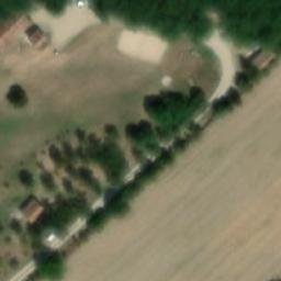 Sand Volleyball Court — aerial view