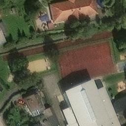 Sand Volleyball Court, Wald — aerial view