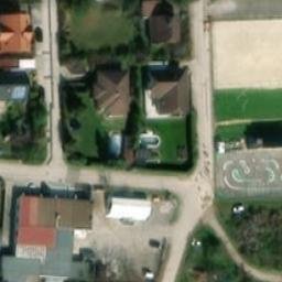 Sand Volleyball Court — aerial view