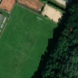 Sand Volleyball Court — aerial view