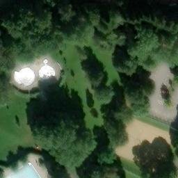 Sand Volleyball Court — aerial view