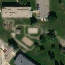 Grand Forks Beach Volleyball Court #2 — aerial view