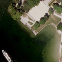 Beachvolleyballplatz Seebahnhof — aerial view