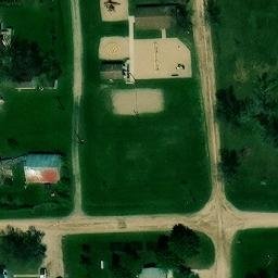 Plummer Beach Volleyball Court — aerial view