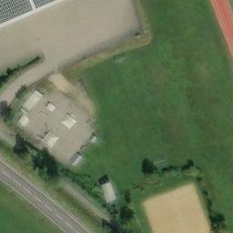 Sand Volleyball Court — aerial view