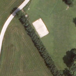 Sand Volleyball Court — aerial view