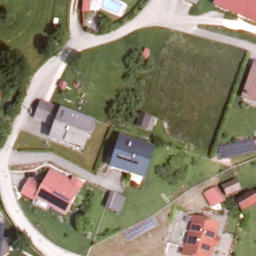 Grass Volleyball Court — aerial view
